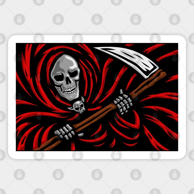 Grim Reaper Slice Magnet by machmigo